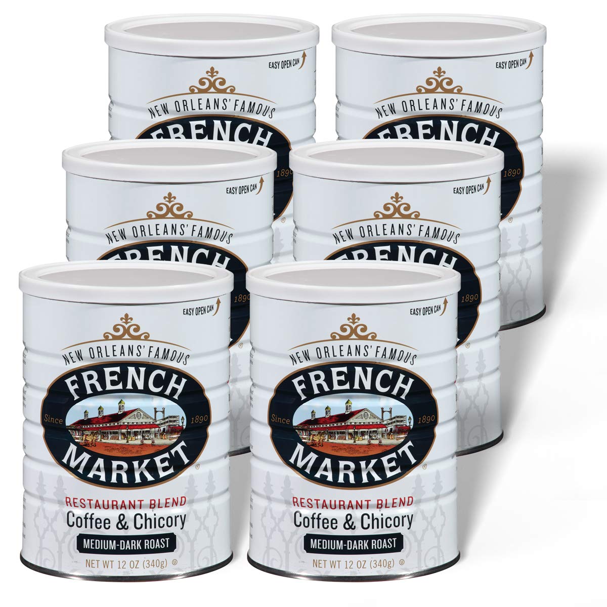French Market Coffee & Chicory Medium-Dark Roast Ground Coffee