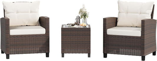 Shintenchi 3 Pieces Patio Furniture Set for Outdoor Relaxation