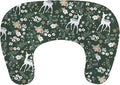 Nursing Pillow Forest Deer Pattern - Firm U-Shaped Support for Feeding