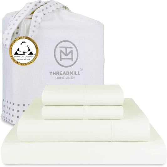 Egyptian Cotton King Sheets - Soft 400 Thread Count Sateen