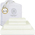 Egyptian Cotton Queen Sheet Set Ivory - 400 TC Cooling Sateen