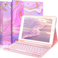 FUWANG Keyboard Case for iPad 9th 8th 7th Gen 10.2 in - Backlit