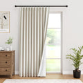 IVAPUPU Natural Pinch Pleated Blackout Curtains for Elegance