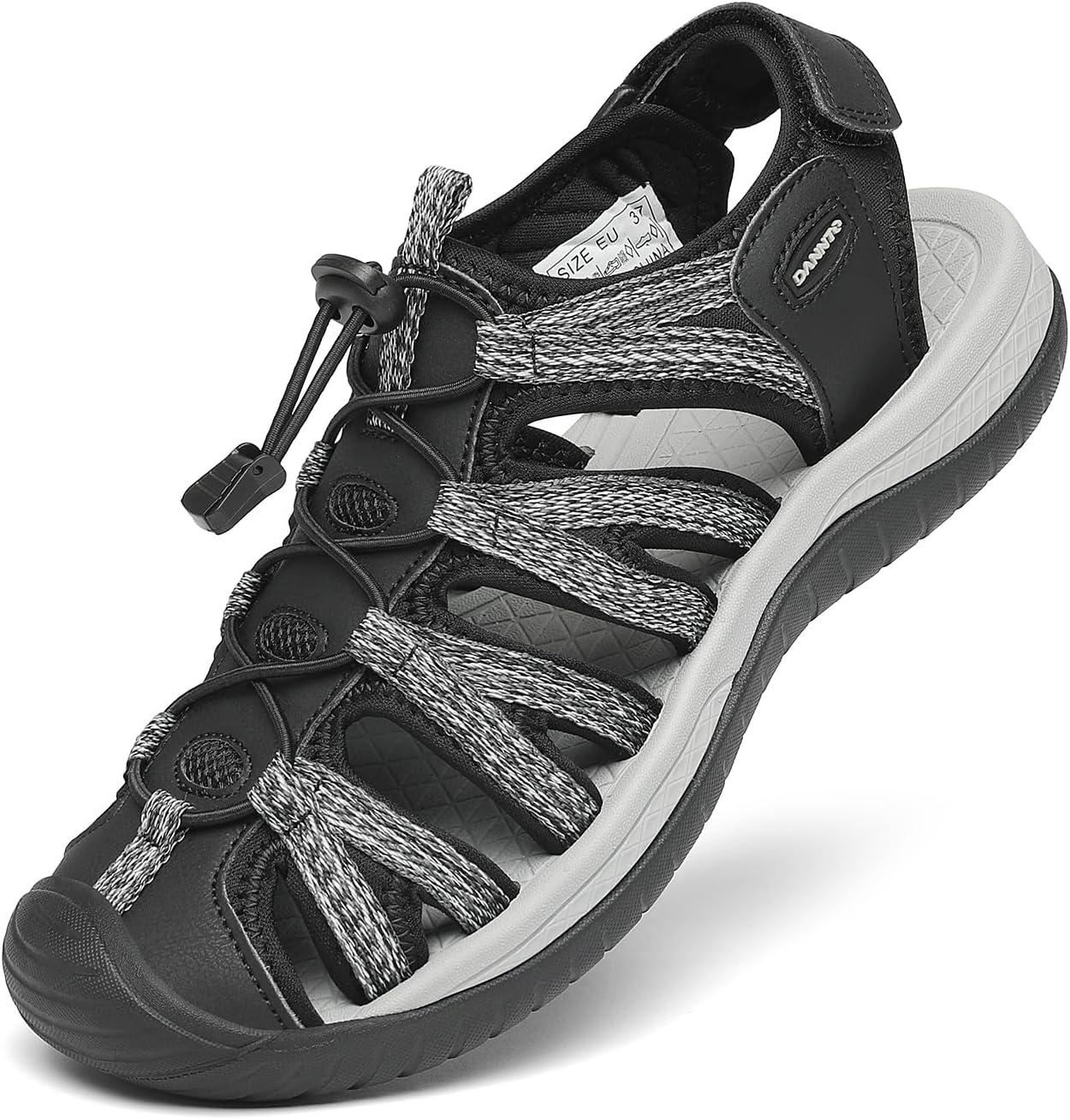 Dannto Women's Closed Toe Hiking Sandals for Outdoor Comfort