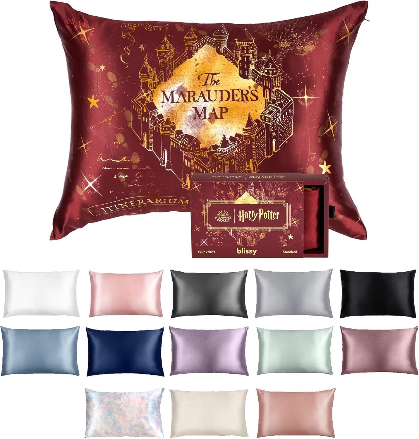 Blissy Silk Pillowcase - 100% Pure Mulberry Silk for Hair & Skin