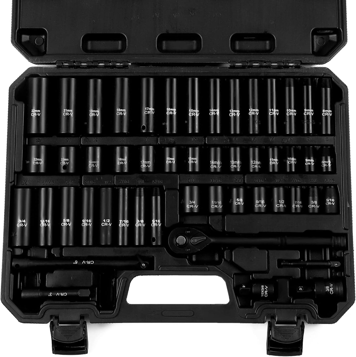 50-Piece 3/8 Drive Socket Set for Ultimate Performance and Durability