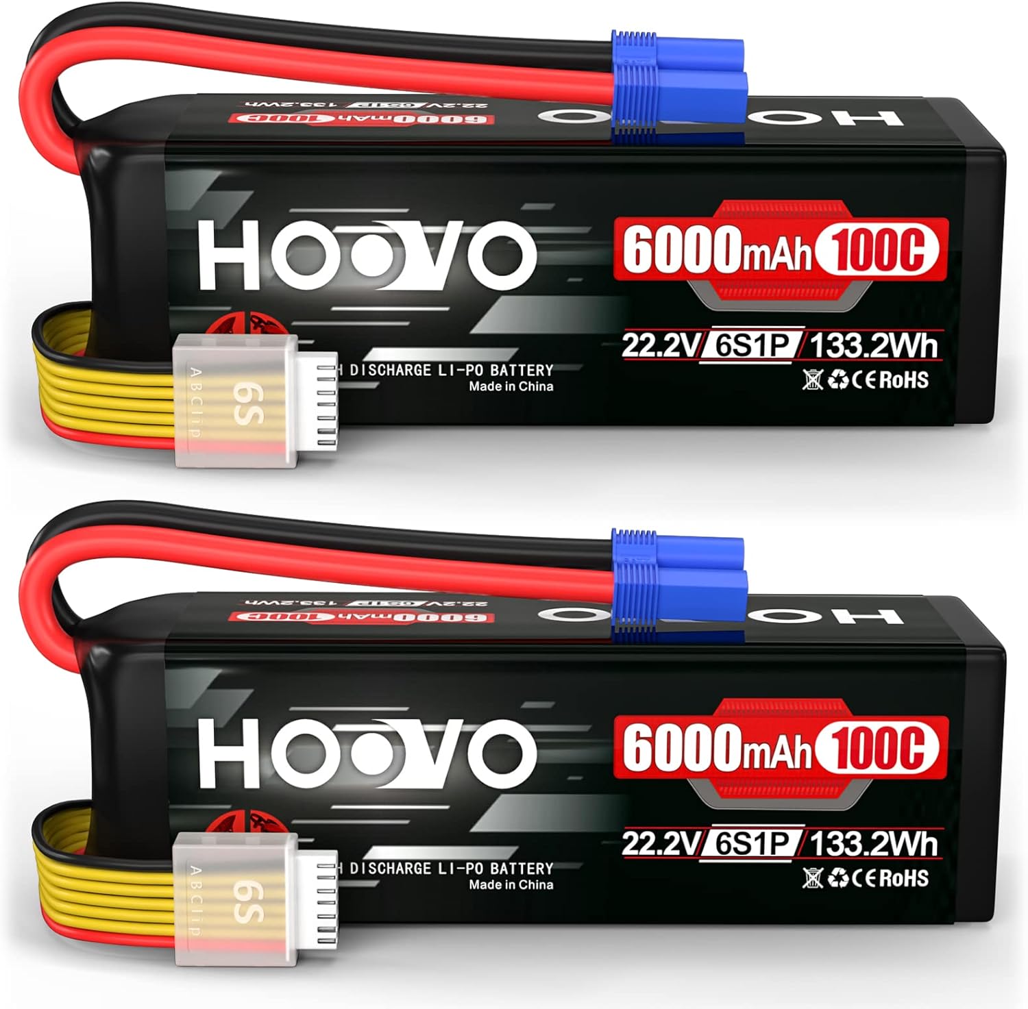 High Performance 22.2V 6000mAh LiPo Battery for RC Vehicles