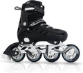 Adults Adjustable Inline Skates for Men Women - Giant Wheels, High