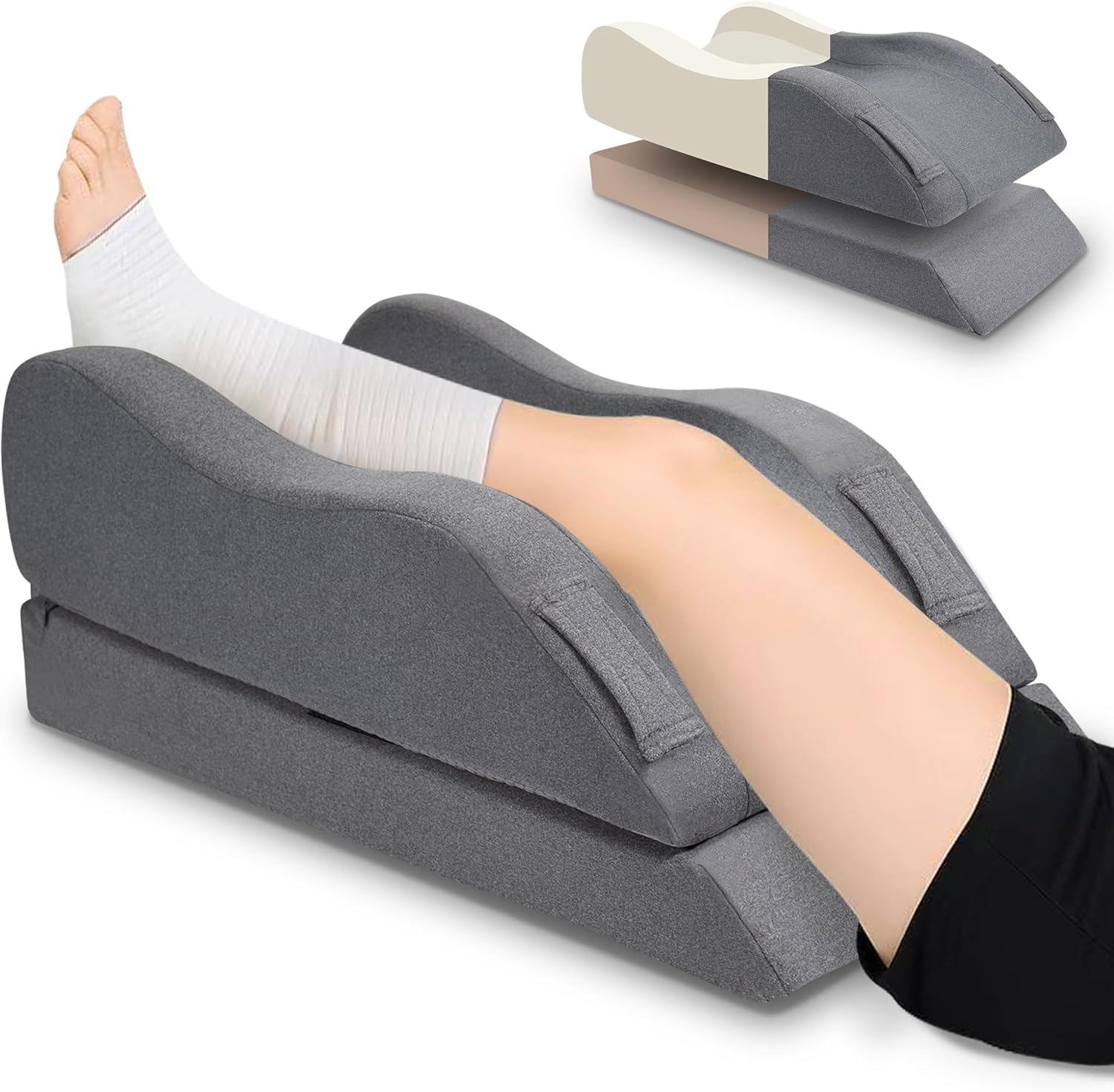 Leg Elevation Pillow for Surgery Recovery and Pain Relief