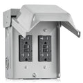 Outdoor Electrical Outlet Box with Dual 20 AMP GFCI Receptacles