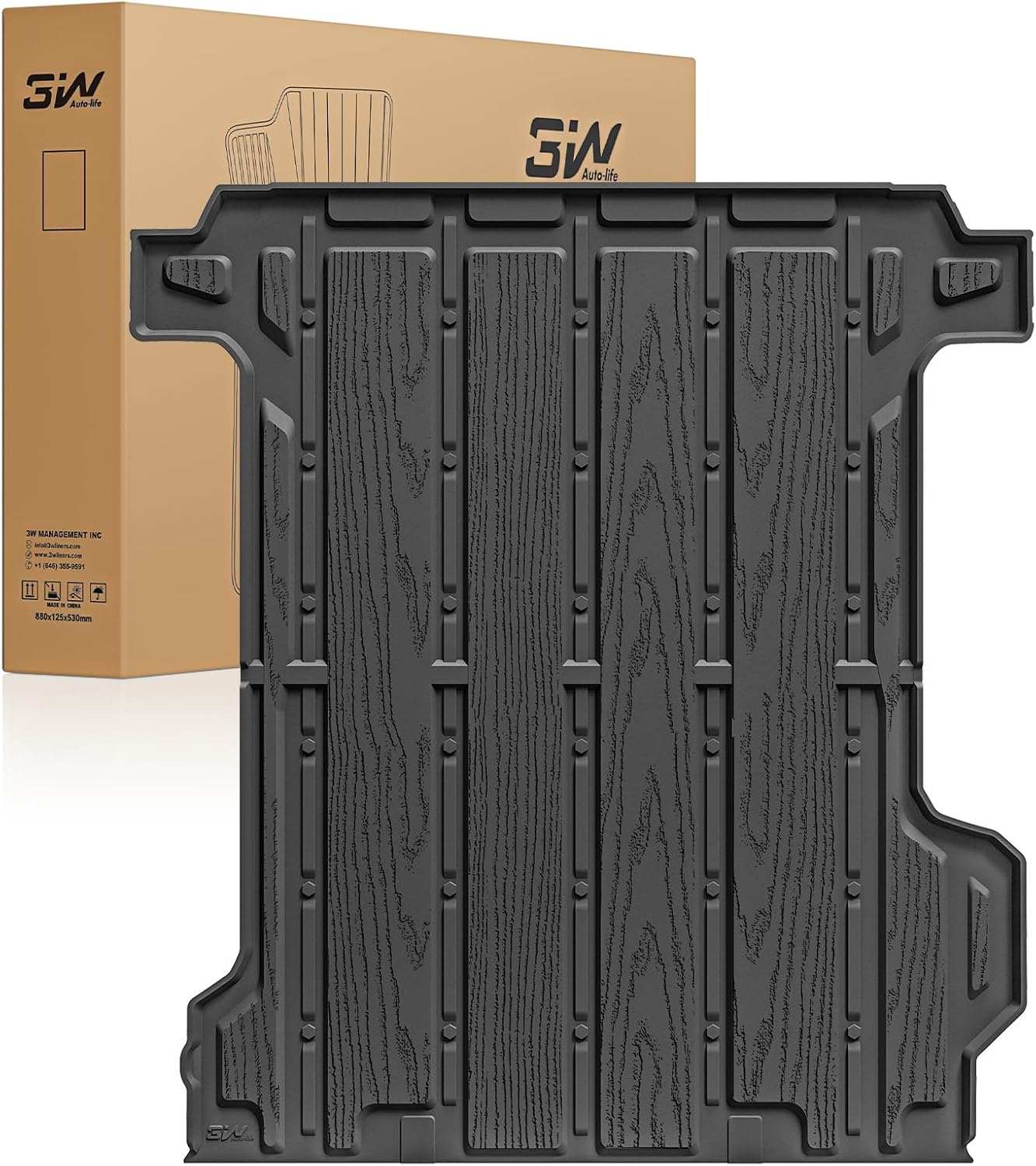 3W Trunk Bed Mat for Silverado EV/GMC Sierra EV 2024 2025