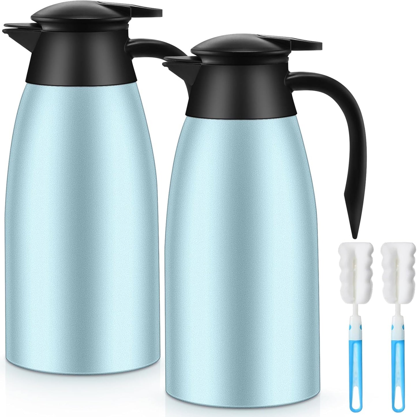 Norme 2 Pcs Thermal Coffee Carafe for Hot and Cold Drinks