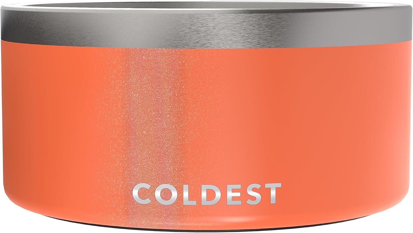 Coldest Dog Bowl - Heavy Duty Insulated Stainless Steel Design
