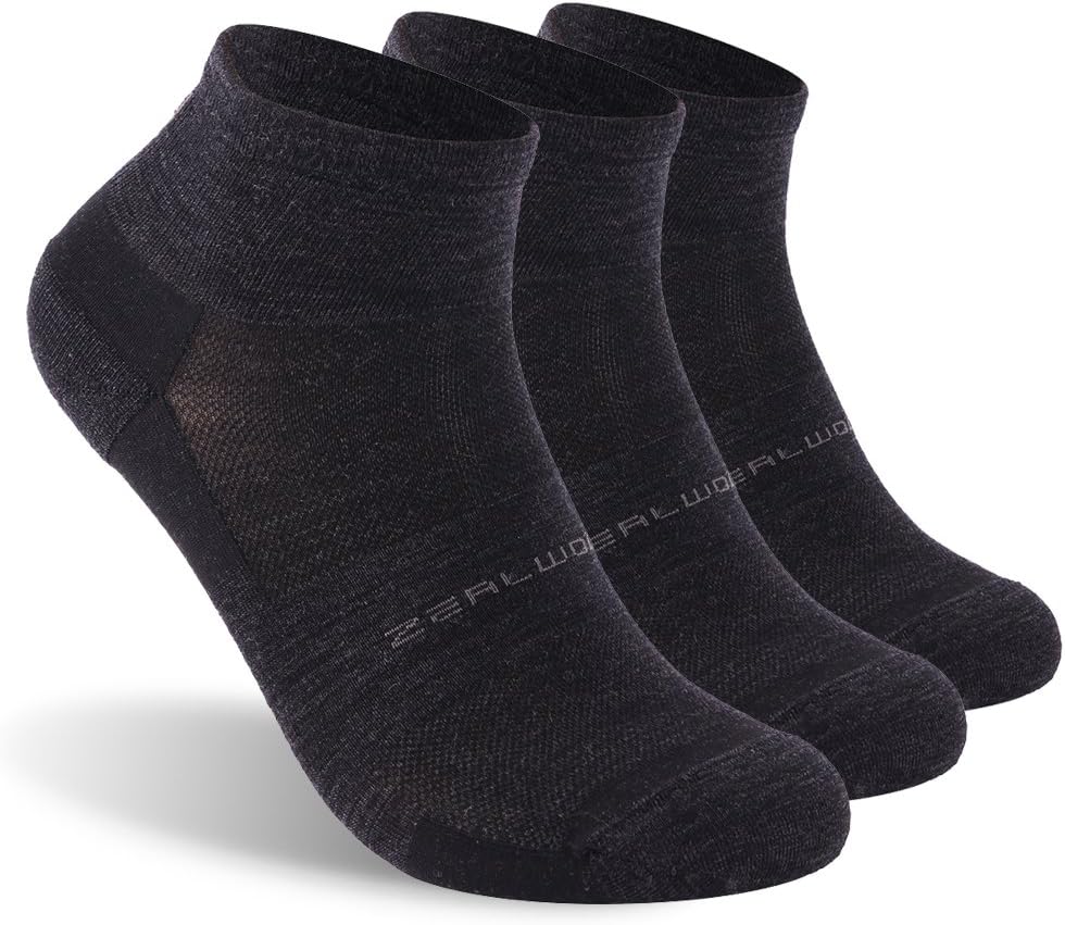 No Show Athletic Socks for Running and Sports by ZEALWOOD