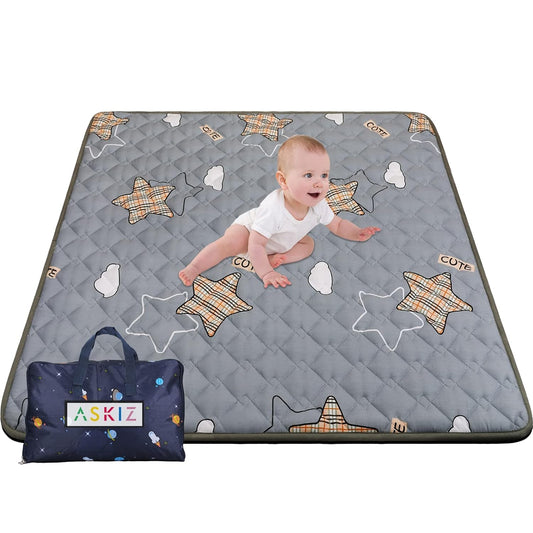 Ultra Soft Baby Play Mat - Non-Slip & Thick 50x50 Inch