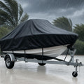 Heavy Duty 1200D Boat Cover for 16-18.5 ft Boats - Waterproof, UV