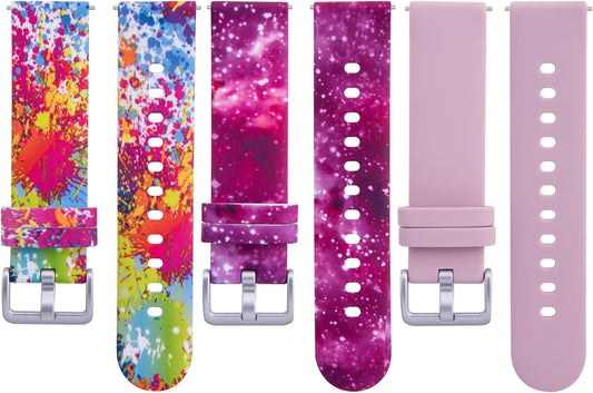 Colorful 20MM Bands for Gizmo Watch - 5 Pack