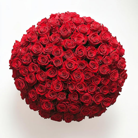 200 Red Roses Bouquet - Fresh Hand-Picked Flowers for Any Occasion