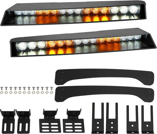 ASPL Visor Lights Bar with 29 Flash Patterns for Safety