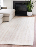 FRELISH DECOR Handwoven Jute Area Rug 9x12 ft - Rustic Off-White