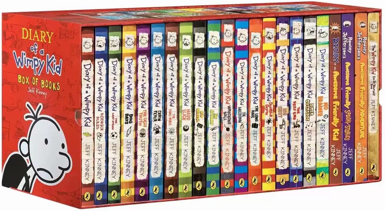 Diary of A Wimpy Kid 1-23 Complete Box Set for Young Readers