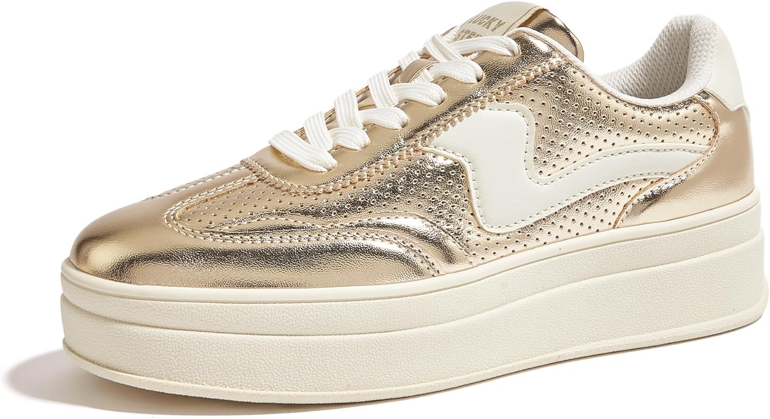 LUCKY STEP Women's Platform Fashion Sneakers for Casual Style