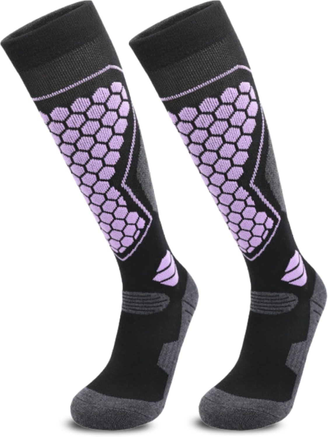 JRZHX Merino Wool Ski Socks - Comfy Compression