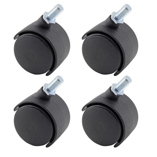 BokWin 1.5 Nylon Swivel Casters - Smooth Mobility!