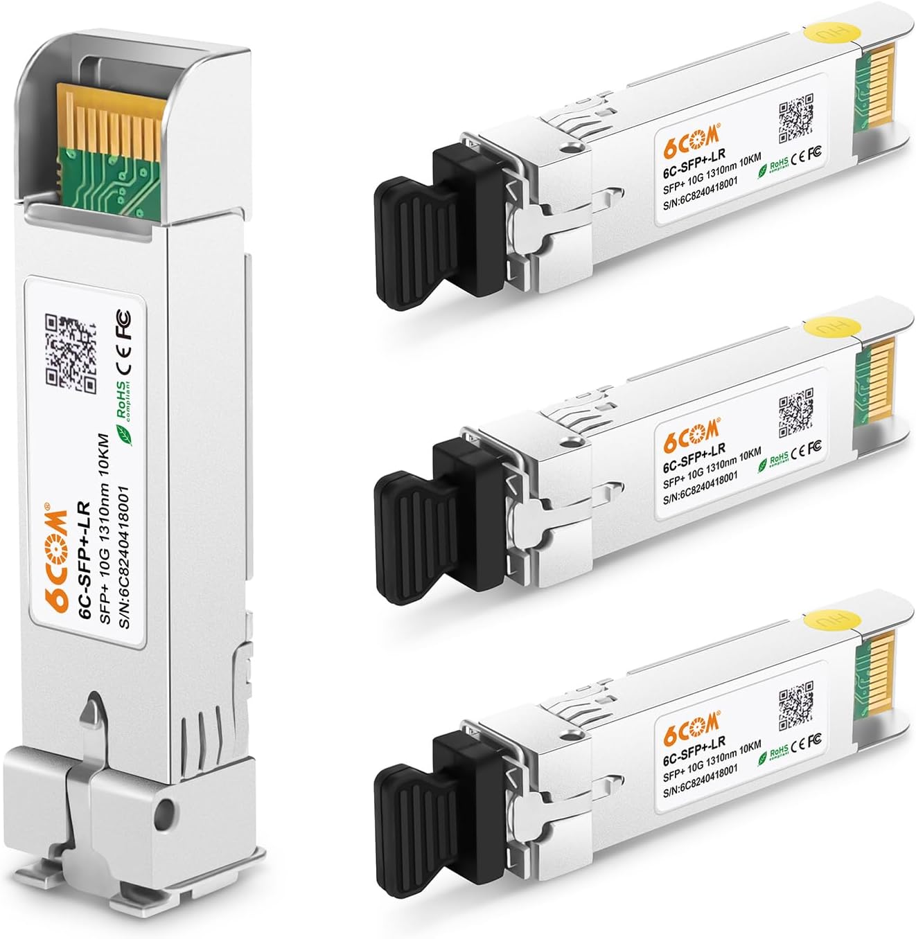 4Pack 10GBase-LR SFP+ Transceiver for Cisco and More