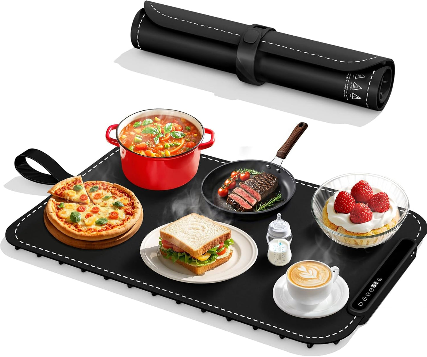 Electric Warming Mat for Food - Rapid Heating Silicone Pad