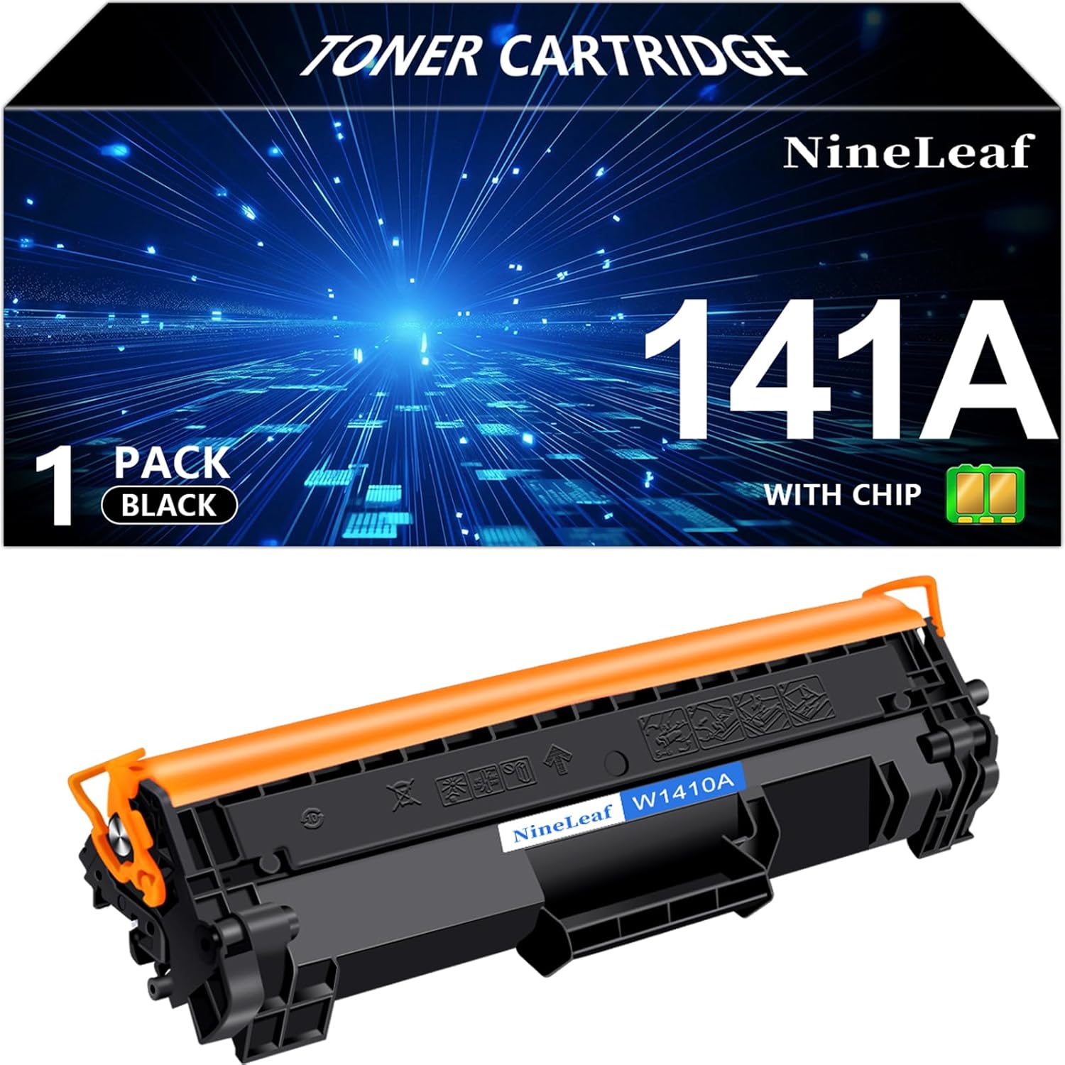 NineLeaf W1410A Toner Cartridge Replacement for HP 141A