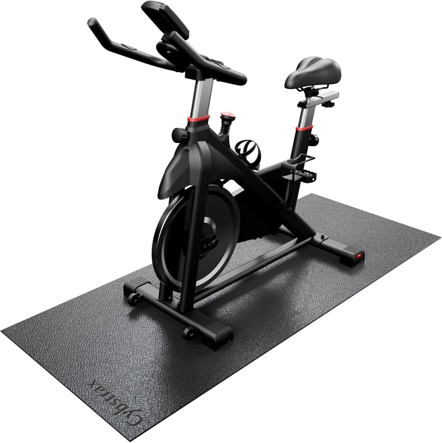 High Density Non-Slip Bike Trainer Mat by Cybstrax