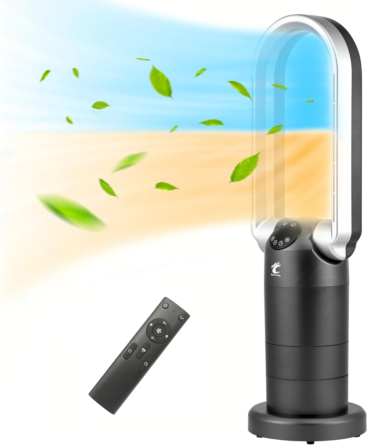 Ocean Loong 1500W Space Heater & Tower Fan - Dual Functionality