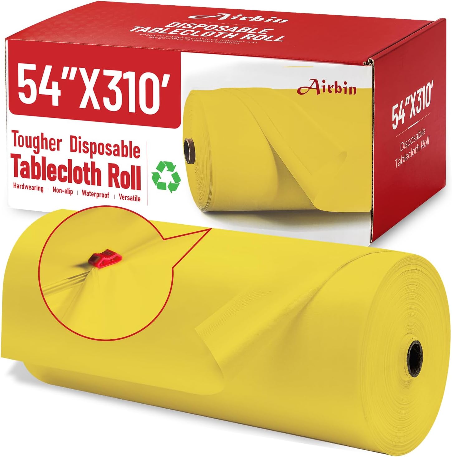 Premium Disposable Yellow Plastic Table Cloth for Any Occasion