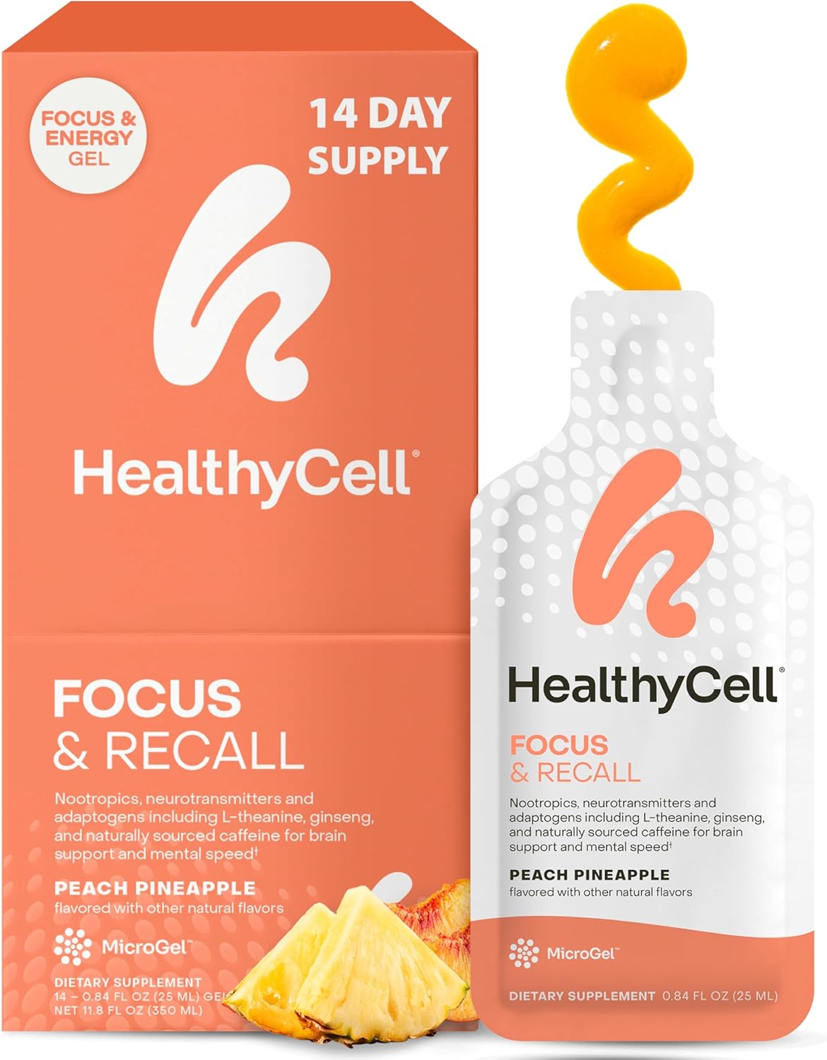 Healthycell Focus & Recall Daily Liquid Brain Supplement Review