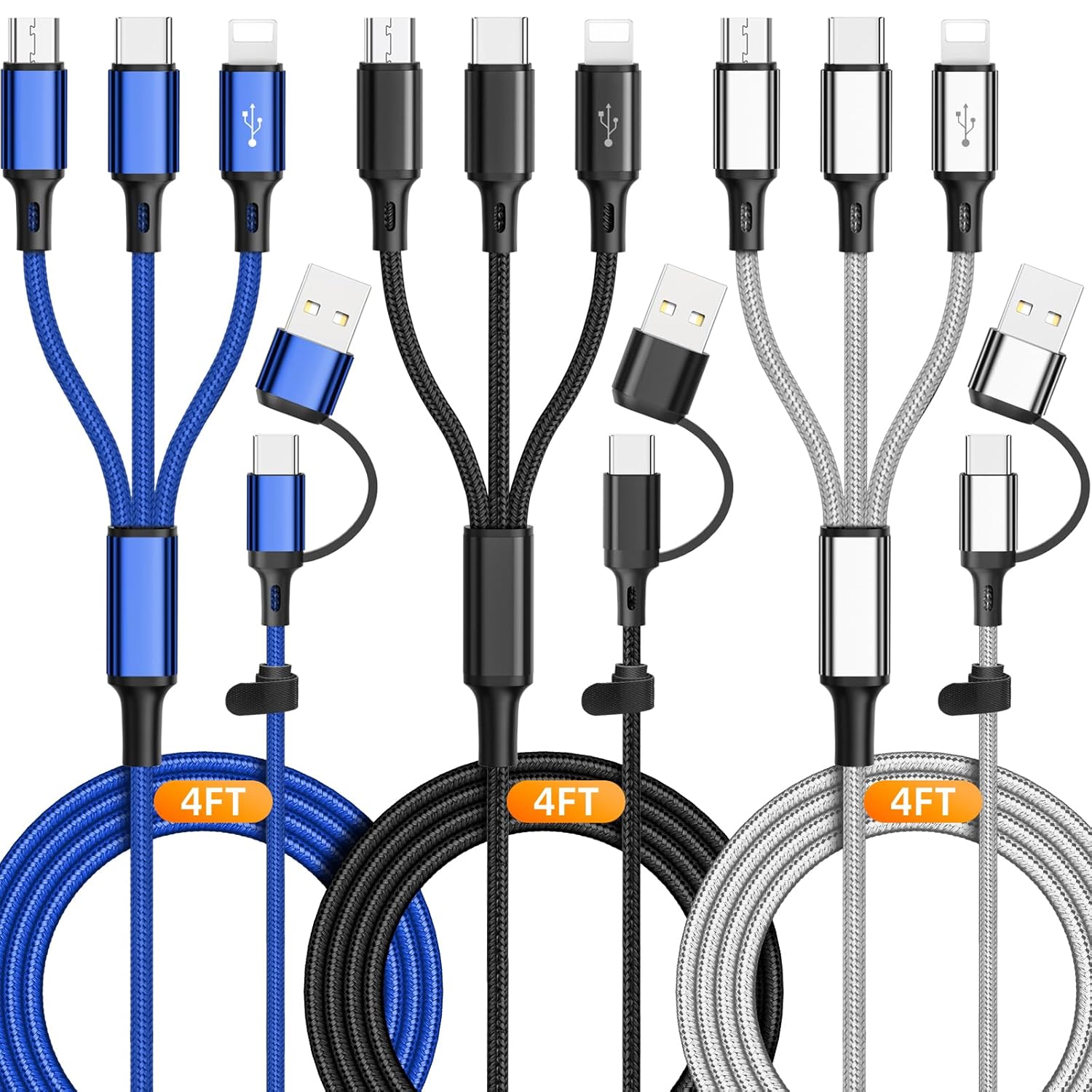 Fast Charge 3-in-1 Multi Cable - YaCeSyn
