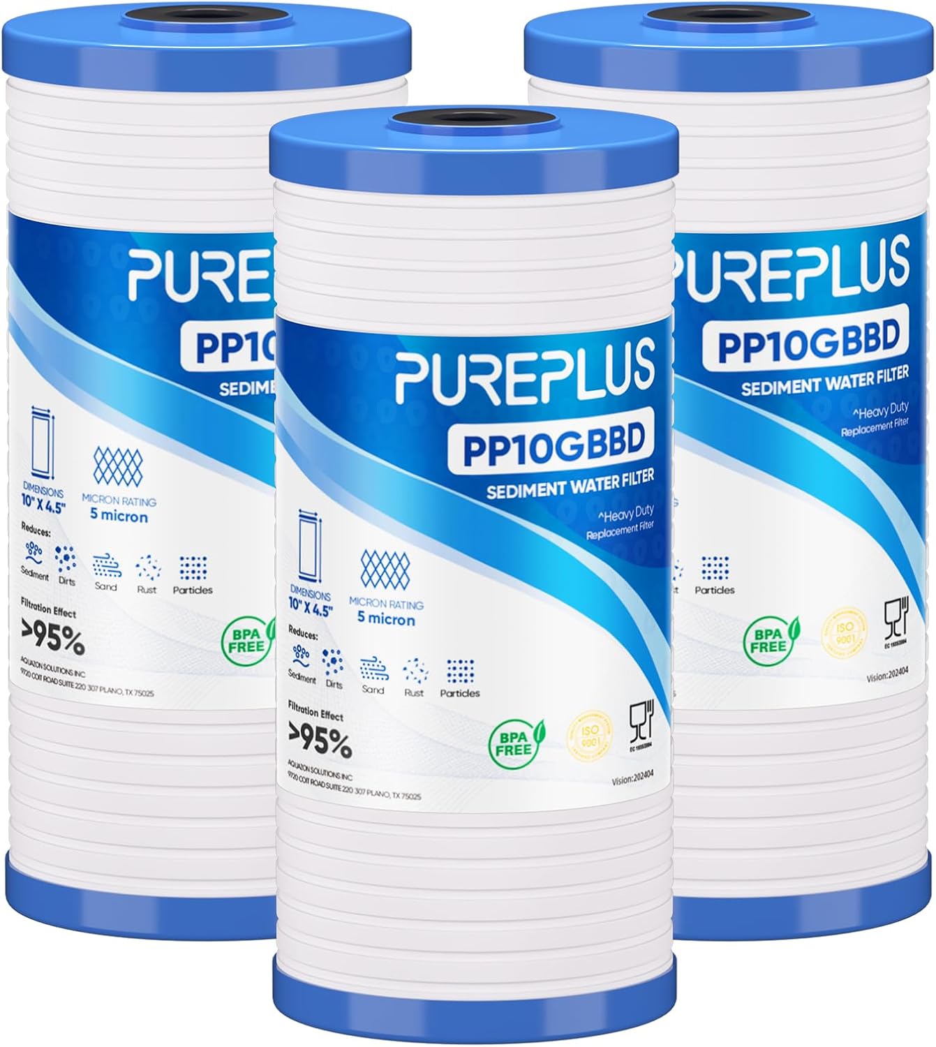 PUREPLUS AP810 Whole House Grooved Sediment Water Filter Review