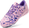 Turf Indoor Soccer Shoes for Kids - Durable Lace Up Cleats