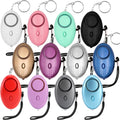 Safe Sound Personal Alarm 12 Pack - 140dB Keychain Alarms for Safety