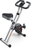 YOSUDA Folding Exercise Bike - Quiet Foldable Stationary Bike