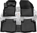 VIWIK Floor Mats Compatible for Ford Edge 2015-2024 - All Weather Fit