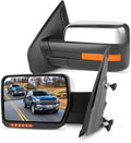 SCITOO Towing Mirrors for 2004-2014 Ford F-150 - Heated Power Mirrors