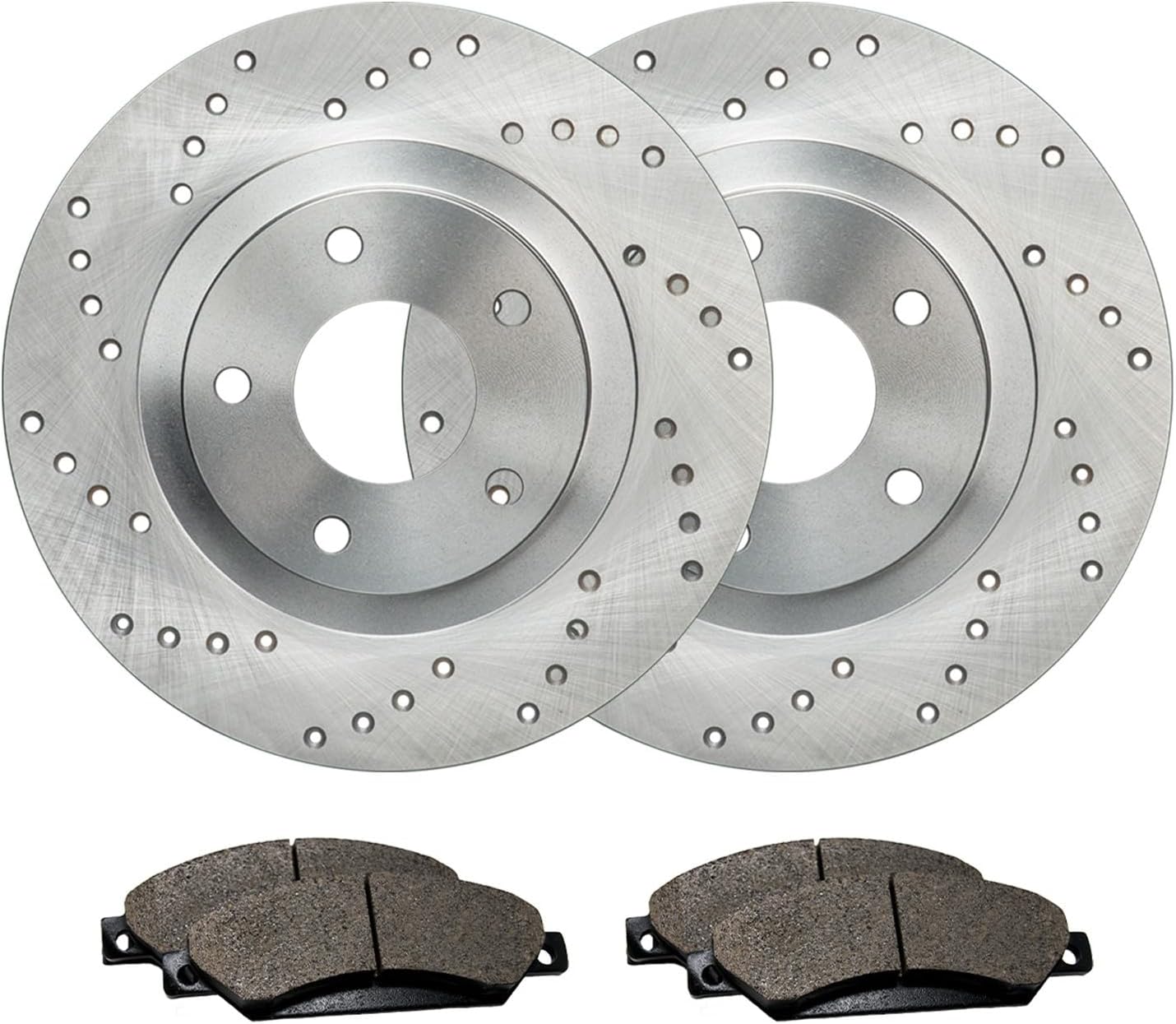 MaxOne XD Series Front Brake Pads and Rotors Kit for Performance