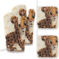Cute Baby Tiger Oven Mitt Set - Heat Resistant & Fun
