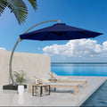 Kingdura 11ft Offset Cantilever Patio Umbrella - Large Round Shade