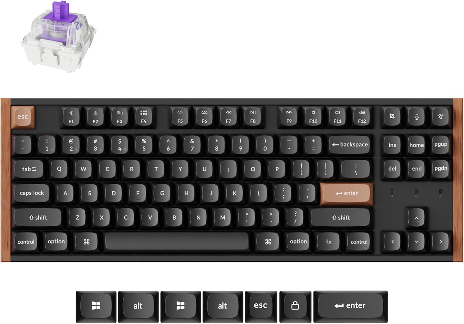 Keychron K8 HE TKL Wireless Hall Effect Keyboard for Gamers