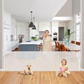 Reinforced 200 in Extra Long Retractable Dog Gate - Space Saving