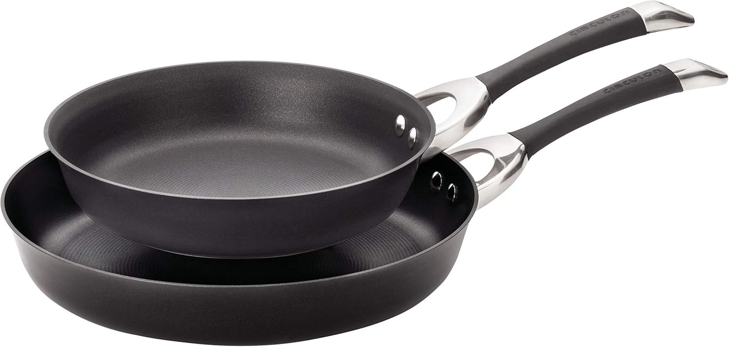 Circulon Symmetry Nonstick Frying Pan Set - 10 and 12 Inch