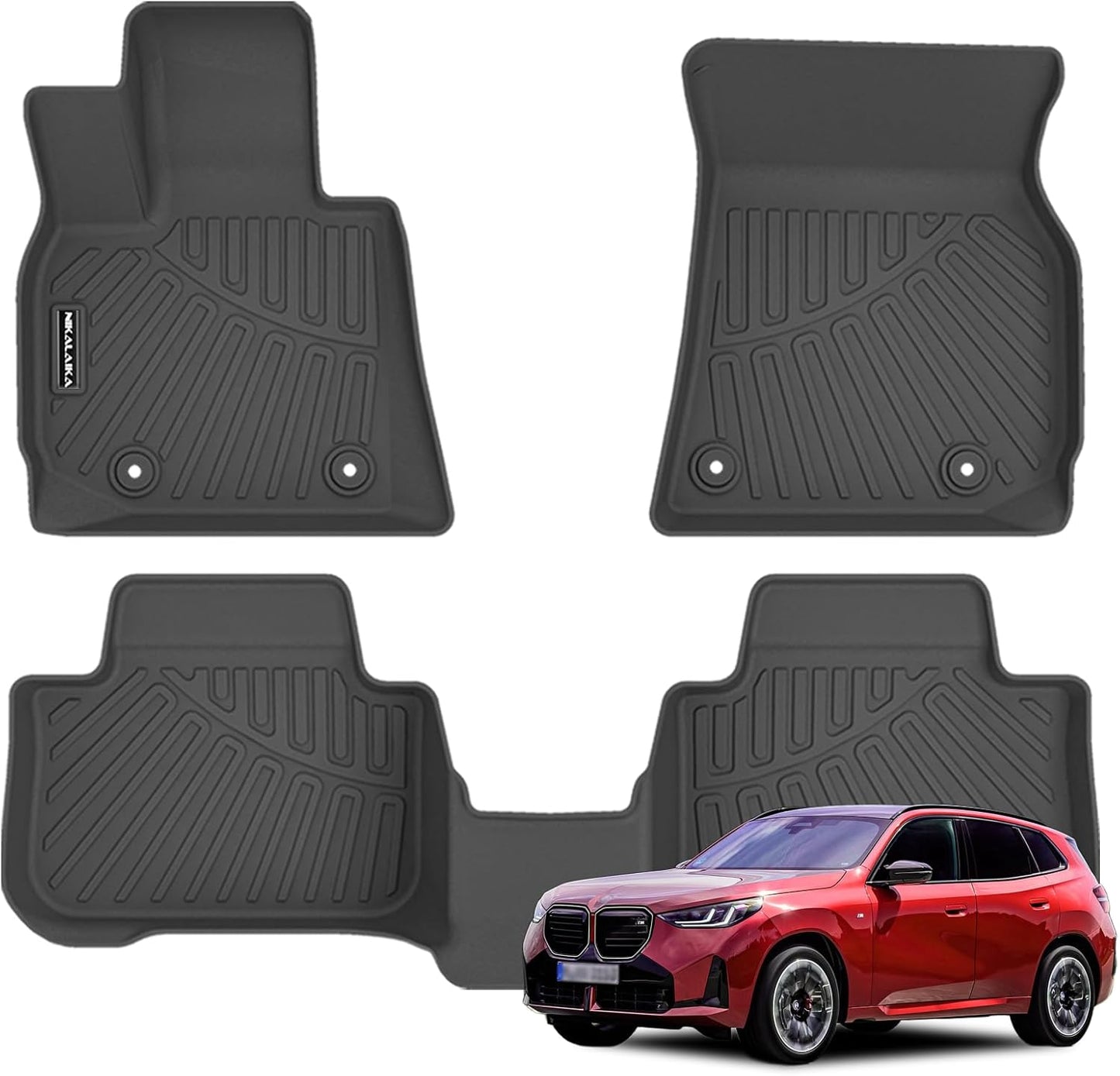 Custom Fit Floor Mats for 2026 BMW X3 M50 xDrive - All Weather