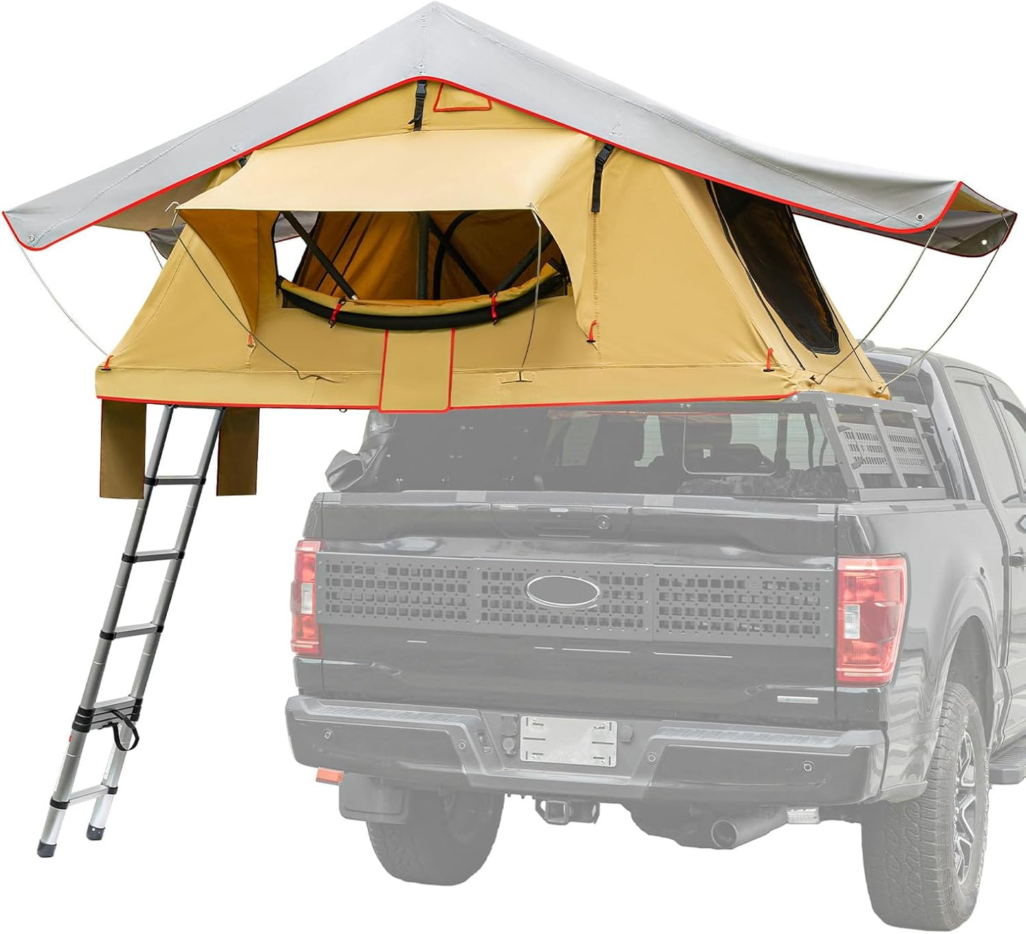 JOYTUTUS Rooftop Tent: PU3000mm Waterproof, Cozy Mattress, Easy Setup